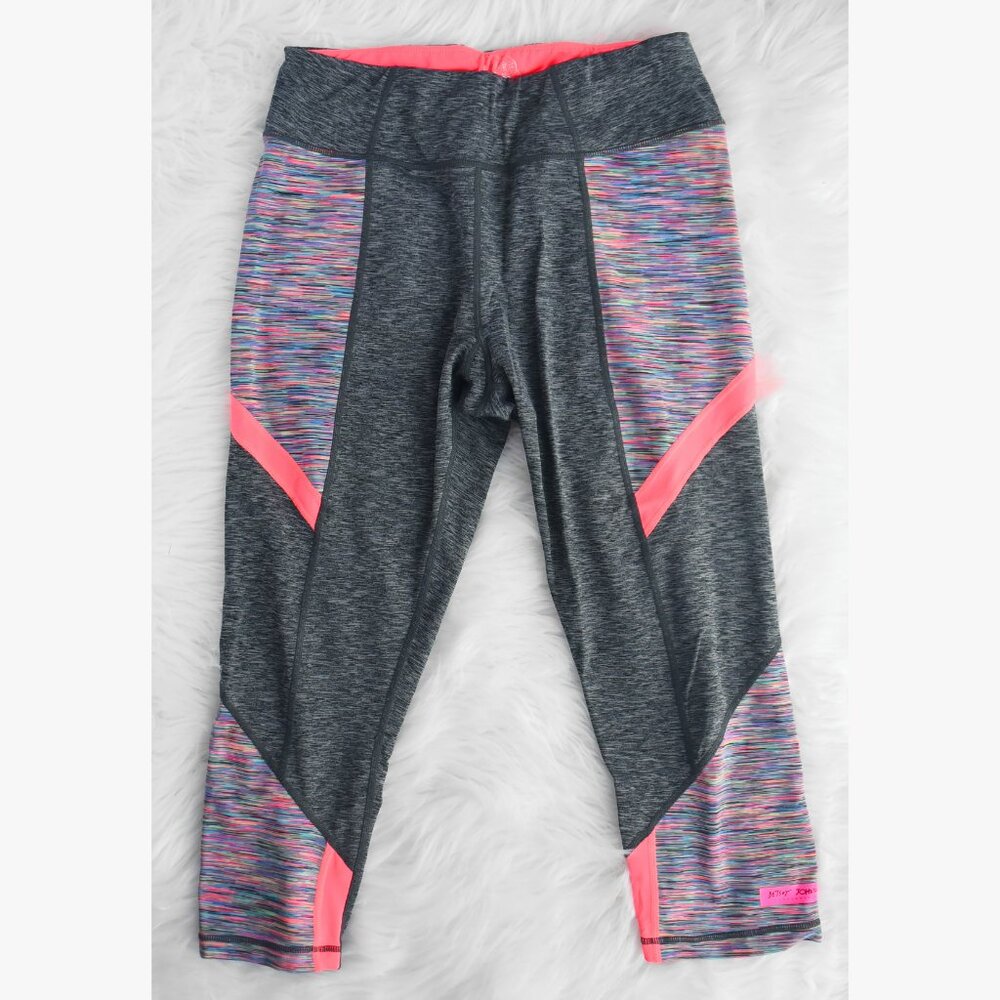 Betsy Johnson Performance Workout Capri Ankle Leggings Size Large